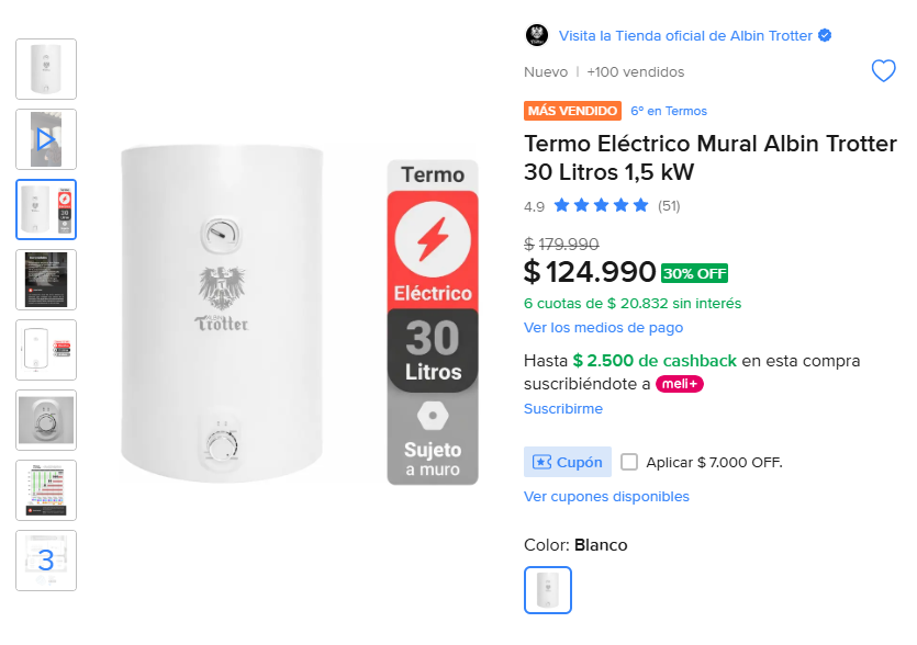 TodoCalefon1's tweet photo. 🔥💧 Termo Eléctrico Mural Albin Trotter 30 Litros 1,5 kW, Buscar ID de producto en Mercado Libre: 👉 ZHHFCD-3BAL, ver más: 👉 https://t.co/7P97GAMpzd 
#termo  Camilo Escalona  PlanPerfectoCHV  Antártica  Partido Socialista  Unidad Popular  Estado de Chile  Informados  Villarrica https://t.co/pVaV3ibbbq