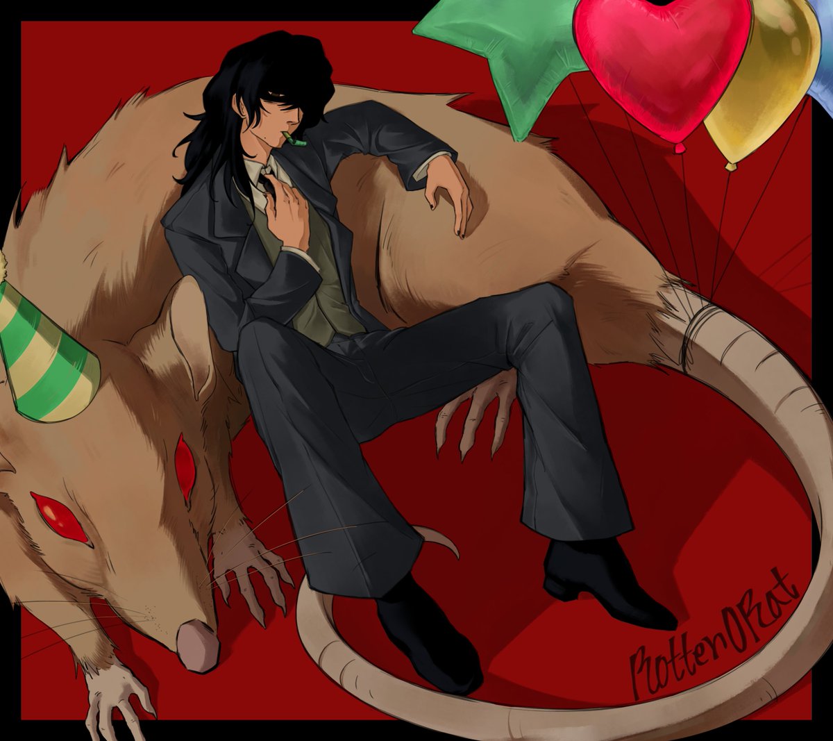 rotten0rat's tweet photo. Birthday art
#artwork #digitalart #illustration #idk https://t.co/SDvyUWpNb7