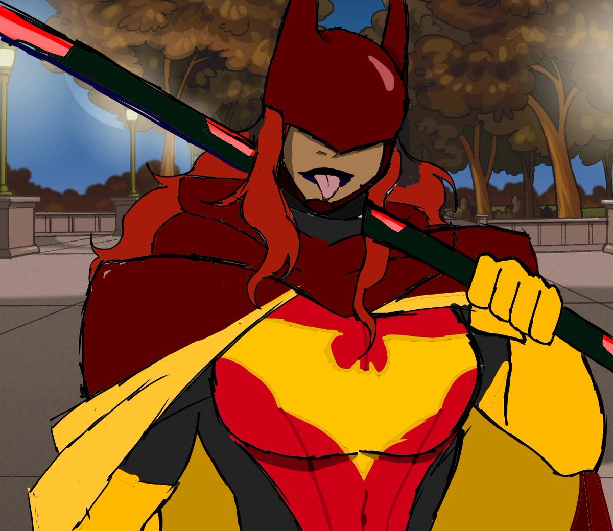 FuriousFatale's tweet photo. Kaitlyn Waters 
Red Bat
Daughter of the Dark Knight
"The Scarlet mist of Gotham"
Mother of twins 
NSFW/SFW
Bi (female lean)
DC RP (can crossover) https://t.co/7nw9ZJIJdC
