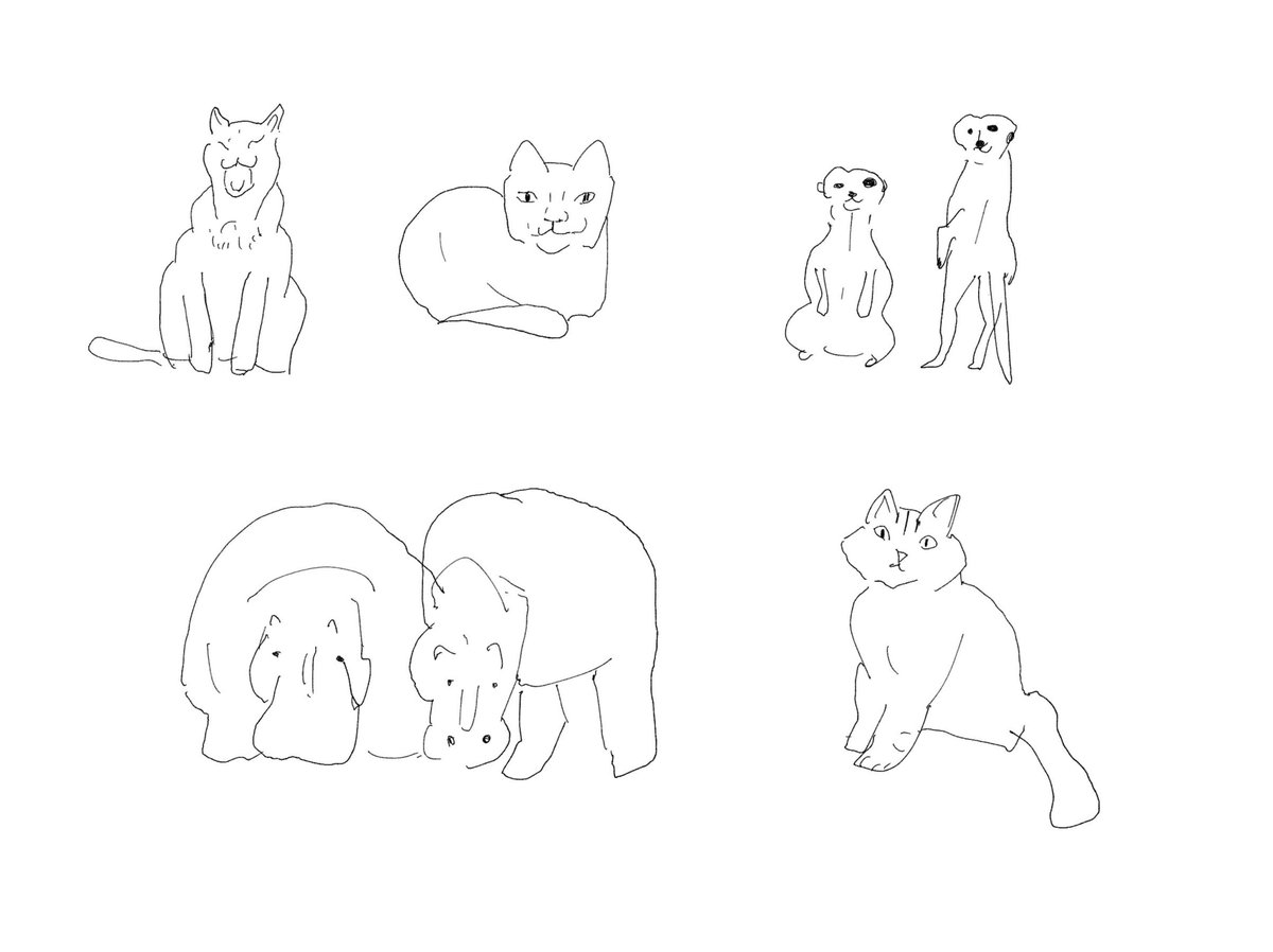mook591's tweet photo. 動物色々描きたいね https://t.co/du5XhxycIK