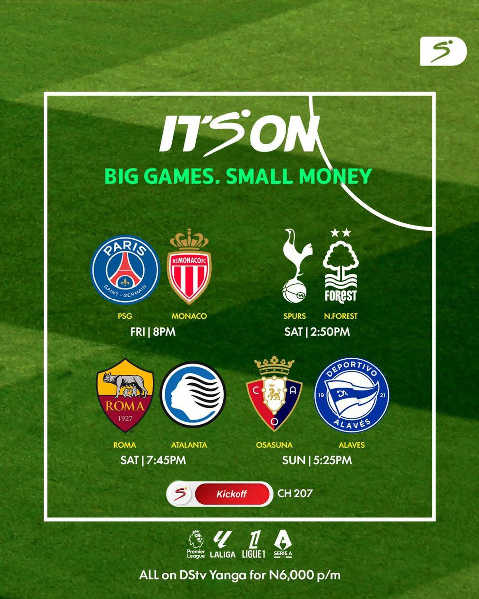 IbkSports's tweet photo. Super Sunday on GoTV 🔥🤯

Correctly predict the scoreline of Arsenal vs Chelsea and get credited.💪🏾😁

Catch select games from as low as ₦5,800 or enjoy all Premier League games on GOtv Supa+. Reconnect or stream on the MyGOtv app: https://t.co/xsMbIWVISe 

#ItsOnGOtv #ARSCHE https://t.co/KNISztqIrk