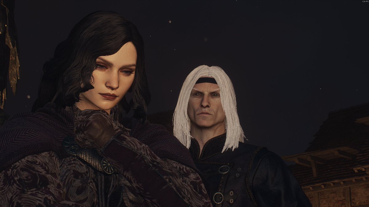 Persible117's tweet photo. Yennefer ve Geralt'ı kitaptaki betimlemelerine uyarak yapmaya çalıştım.
#dragonsdogma2
#yennefer https://t.co/Z5kE3gmFrH