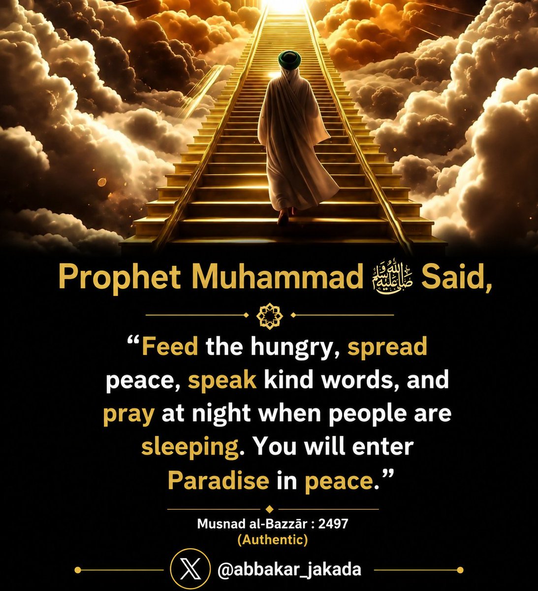 Abbakar_jakada's tweet photo. The Prophet ﷺ said: https://t.co/hW29EhzOaq