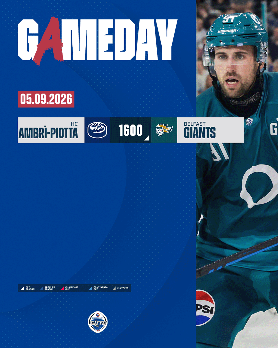 officialEIHL's tweet photo. Gameday! | #EIHL 

The final Saturday of pre-season is here! https://t.co/B6rbps5Dxb