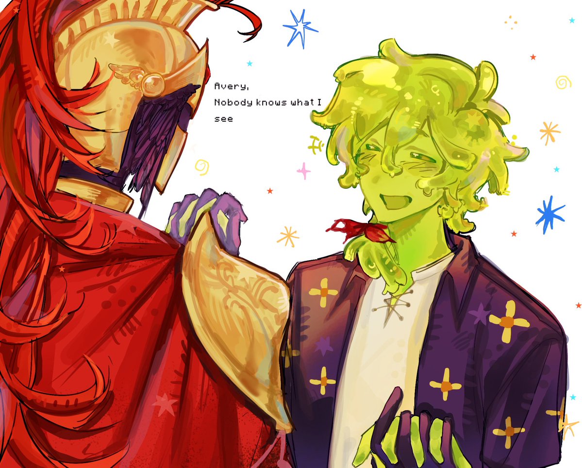 Floaranty's tweet photo. Slimeknight and Harvey by Her's....🤤
Inspo credits to luisdelgbo on tiktok!!!
#slimeknight #sfawtde #minecraft https://t.co/l9yI3WrrjR