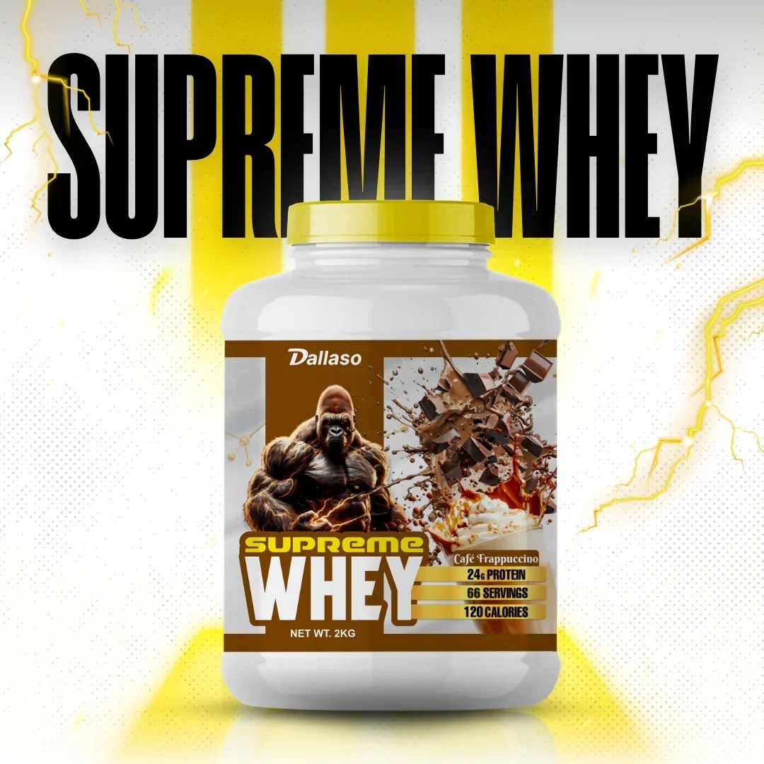 ChantelleSf8bd's tweet photo. Dallaso Whey Protein fuels performance with high-quality protein for lean muscle growth, faster recovery, great taste, and easy mixing. Perfect for beginners and athletes. Available at Growbolic Nutrition, New Sipahi Tola, Purnea. https://t.co/VPeg4jnLrw