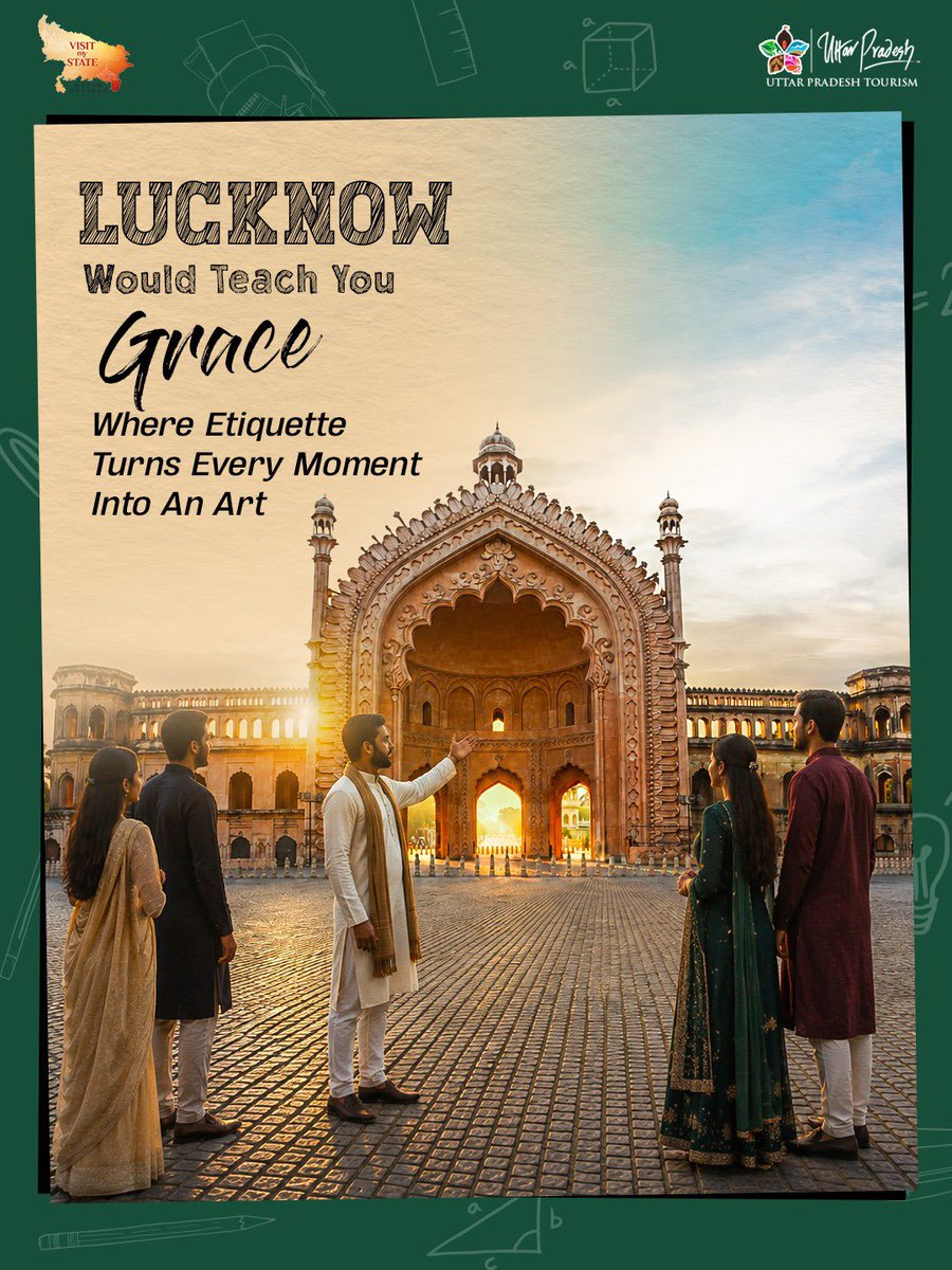 uptourismgov's tweet photo. What If Uttar Pradesh Were Your Teacher? 

From the peace of Sarnath and the timeless stories of Agra to the grace of Lucknow, the inner strength of Gorakhpur and the devotion of Mathura–Vrindavan, every destination has a lesson waiting to be discovered.

This Teacher’s Day, travel across Uttar Pradesh and let every journey teach you something new.

#UttarPradesh #UPTourism #VisitUttarPradesh #WhatIfUPWereYourTeacher #TeachersDay #HappyTeachersDay #TravelUP #ExploreUP #IncredibleIndia #Sarnath #Agra #Lucknow #Gorakhpur #MathuraVrindavan 

@narendramodi @myogiadityanath @gssjodhpur @jaiveersingh099 @ASIGoI @UNESCO @amritabhijatias @UPGov @MinOfCultureGoI @tourismgoi @incredibleindia @CMOfficeUP @MEAIndia
