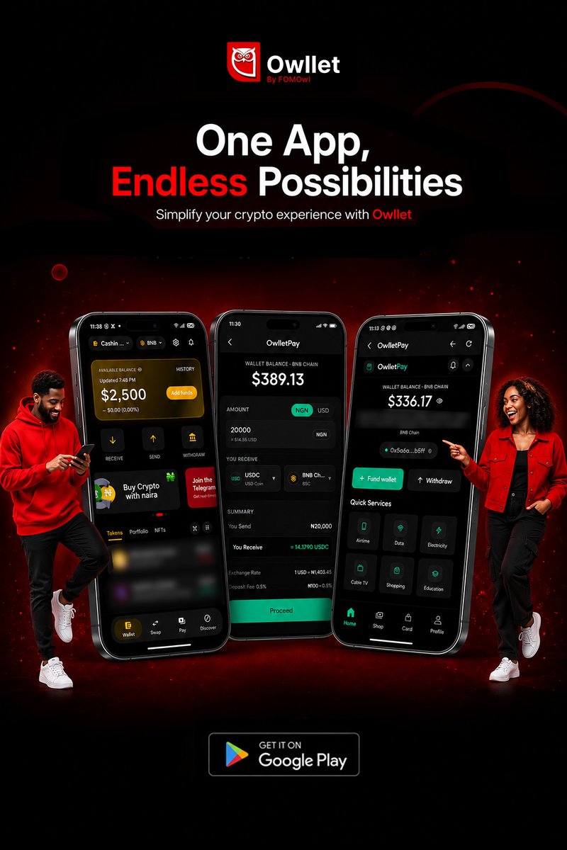 Owlletapp's tweet photo. One App is all you need.
#owllet #owlletwallet #fomowl #cryptowallet #cryptoinvestor https://t.co/bEfLrpYinK