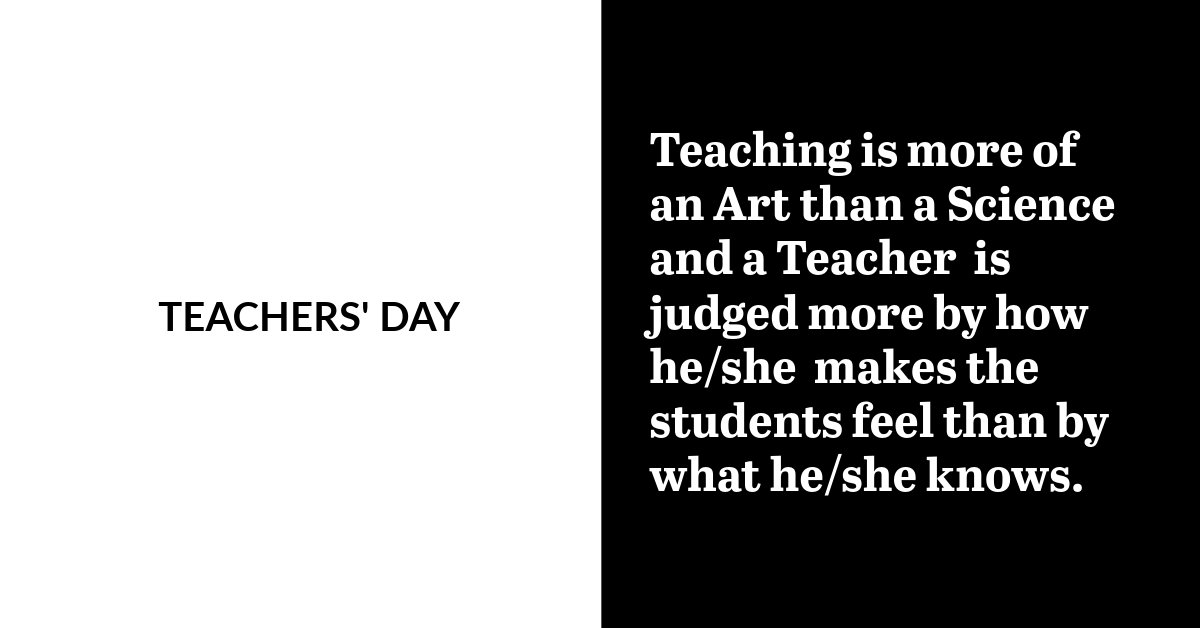 krishnanmanoj's tweet photo. How much you know is trivial  compared to how much you care.

#teachersday226 https://t.co/nQyDiGZu0R