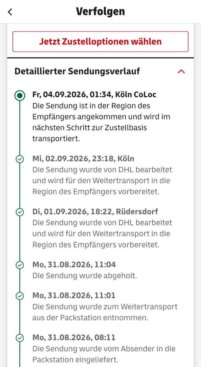 Berater_1's tweet photo. @DHLPaket Und es bleibt dabei. Seit Mittwoch nur Buchungstechnisch bewegt. Jaja, diese widrigen, äußeren Umstände - die es nicht gibt, wenn Express bestellt wird. 
Danke, @DHLPaket https://t.co/9MFT6mEnp2