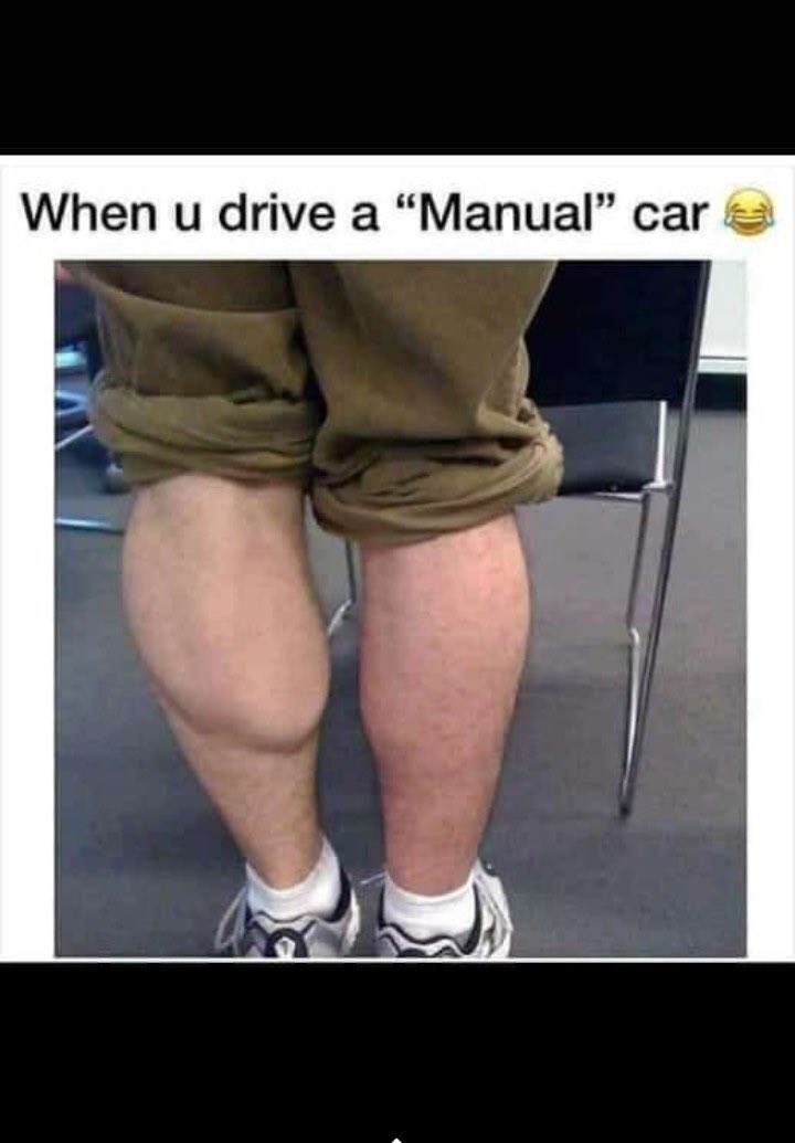 ThePlugArena's tweet photo. When you drive a manual car 😀 https://t.co/j3Tqe999fr