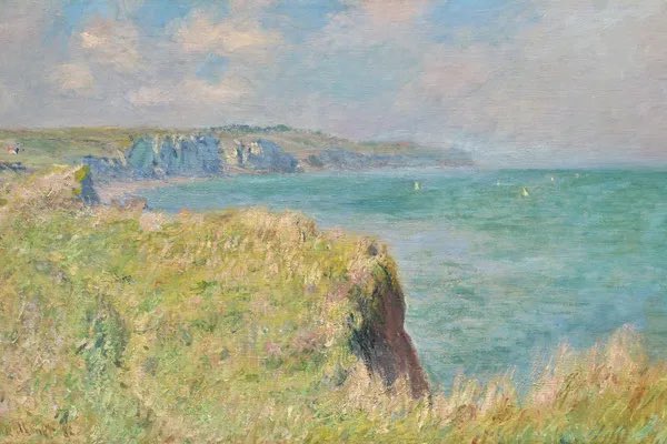 FrankMalfitano's tweet photo. PAINTING OF THE DAY: EDGE OF THE CLIFF AT POURVILLE, 1882 by #ClaudeMonet #painting #FrenchArtist #impressionist #greatartist #landscape #1880s https://t.co/7Re30y4d5y
