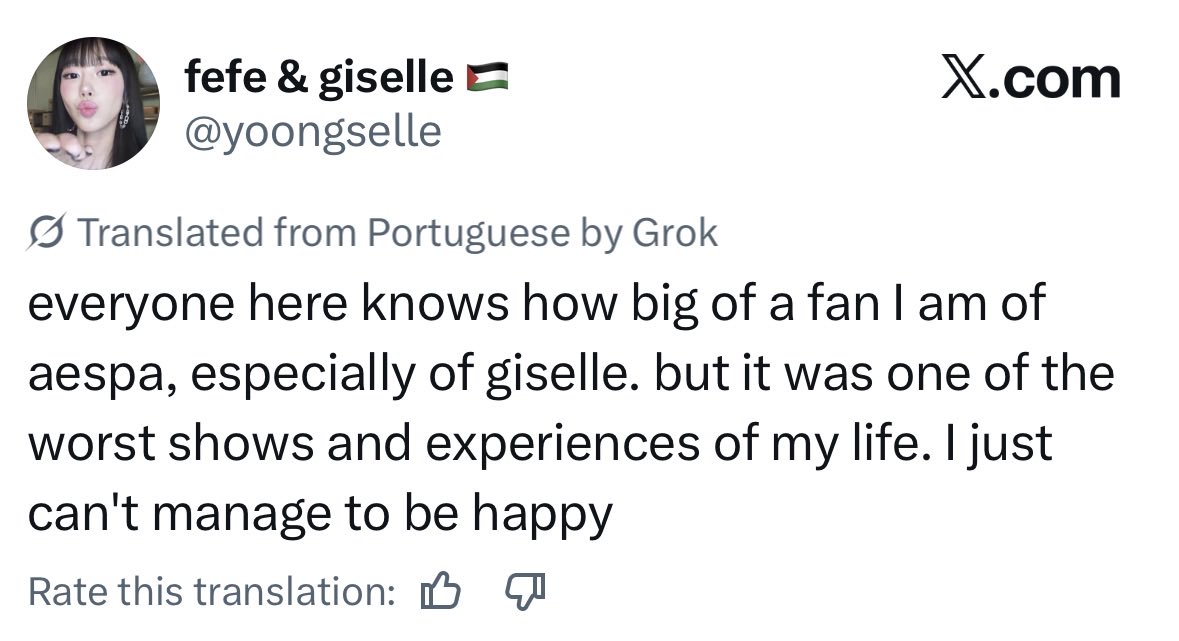 THEOGWHITEMAMBA's tweet photo. the average aespa concert experience https://t.co/eXPPQZBuyc