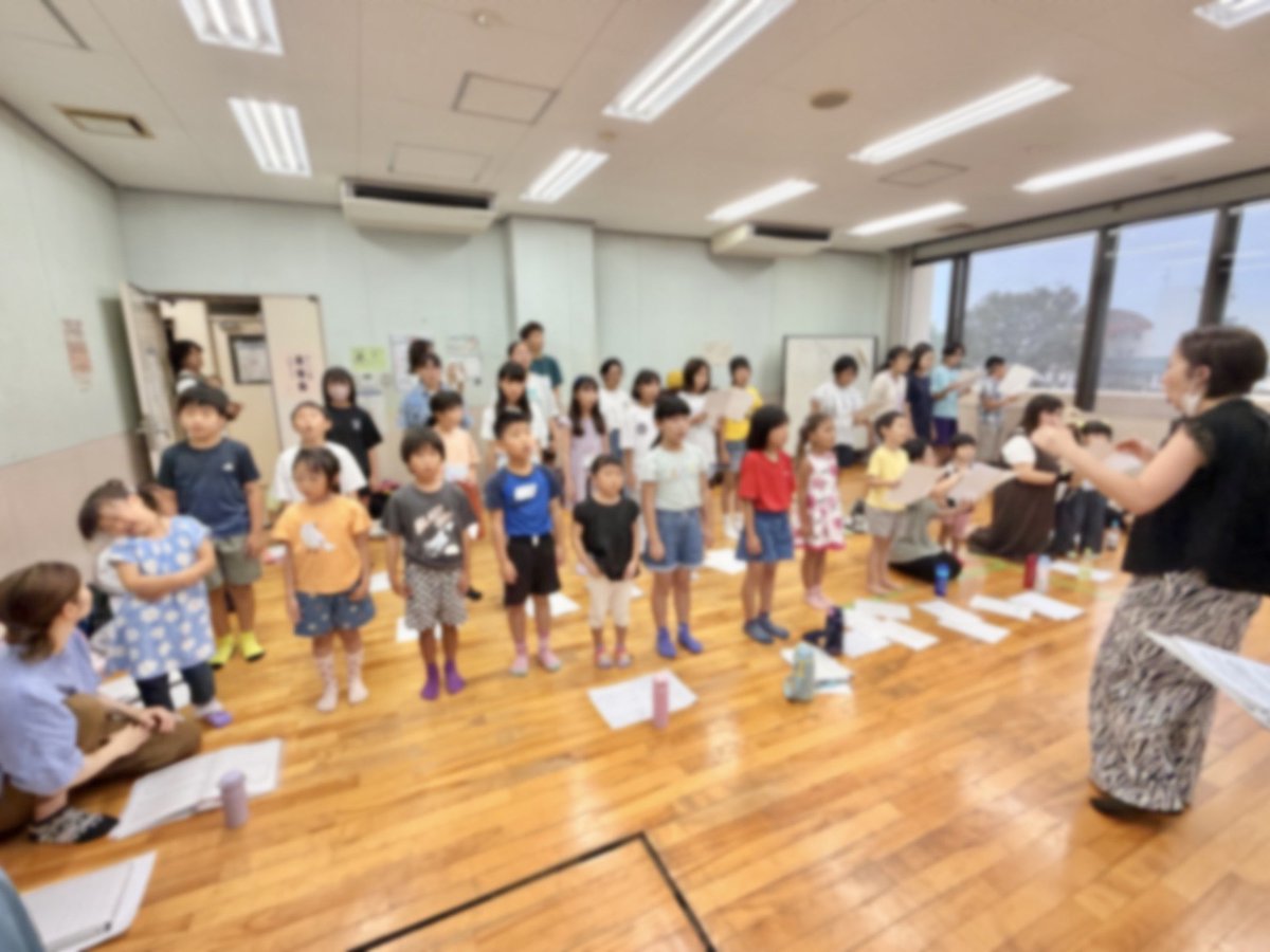 KCC_information's tweet photo. 夏休み明け🌻今日も楽しく練習中♩

夏休み中も、暑い中 みんなで元気に頑��りました❣️

9月はステージが2つ✨
♩まつがさきの森幼稚園「まつまつり」
♩千葉県こども合唱フェスティバル

明るく元気な歌声をお届けできるように、みんなで練習頑張ります💪💓 https://t.co/MhEBrF48nj