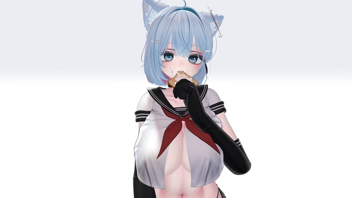 Lu_mychan's tweet photo. とてもえっちな衣装いただきました😽 https://t.co/J8m10XscPC