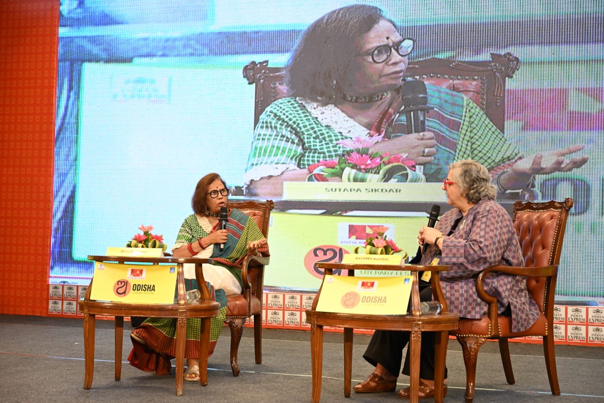 Xpress_edex's tweet photo. Remembering the life, work, and enduring legacy of Irrfan Khan through the eyes of those who knew his journey closely. 🎬

Writer and producer SutapaSikdarreflects on “Remembering Irrfan: A Life in Cinema" in conversation with senior journalist Kaveree Bamzai at OLF 2026.

Watch the live here: https://t.co/s2262r0Eph

@adityabirlagrp @PrabhuChawla @NehaSonthaliaP1 @santwana99 @NewIndianXpress @Eventxpress @XpressOdisha

#OdishaLitFestival2026 #NehaSinha #14YearsOfOLF #IrrfanKhan #SutapaSikdar #ResurgenceOfTheWord #StoriesOfOurTime #OLF2026