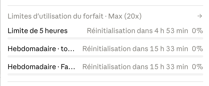 TrochetA's tweet photo. Avec le reset de claude il me reste 15H pour utiliser tout un forfait X20 ! Je vais me faire plaisir : objectif refonte totale d'un module encore non ouvert en production car le plus complexe fiscalement et comptablement. J'ai demandé à Fable5.1 de lancer l'audit et de voir avec Astra pour le plan. La journée s'annonce fabuleuse