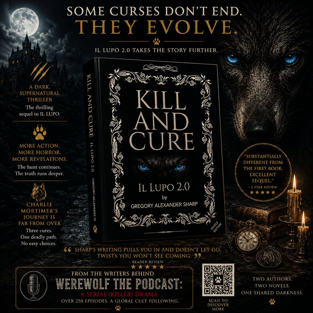 FenThorvaldsen's tweet photo. Get Gregs books. They are great.
#Werewolf the #Podcast: A #Serial (Killer) #Drama
Authors link on Amazon:
https://t.co/L8Tvp9QRzh https://t.co/RTK7JmVNoy