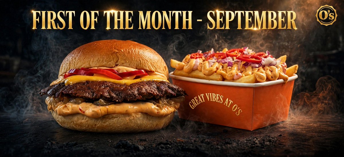 Faruk1781652's tweet photo. O's - First of the Month - September

🍔 BURGER:
Dubbel Cheddarost
La Bomba Mayo
Skivad Röd Chili
Friterad Vitlök
Karamelliserad Lök

🍟 LOADED FRIES:
Ostsås
rO'sA Mayo
La Bomba Mayo
Tärnad Rödlök
Skivad Röd Chili
Friterad Vitlök

https://t.co/sIcVrKThKC https://t.co/FqG0ExWlT8
