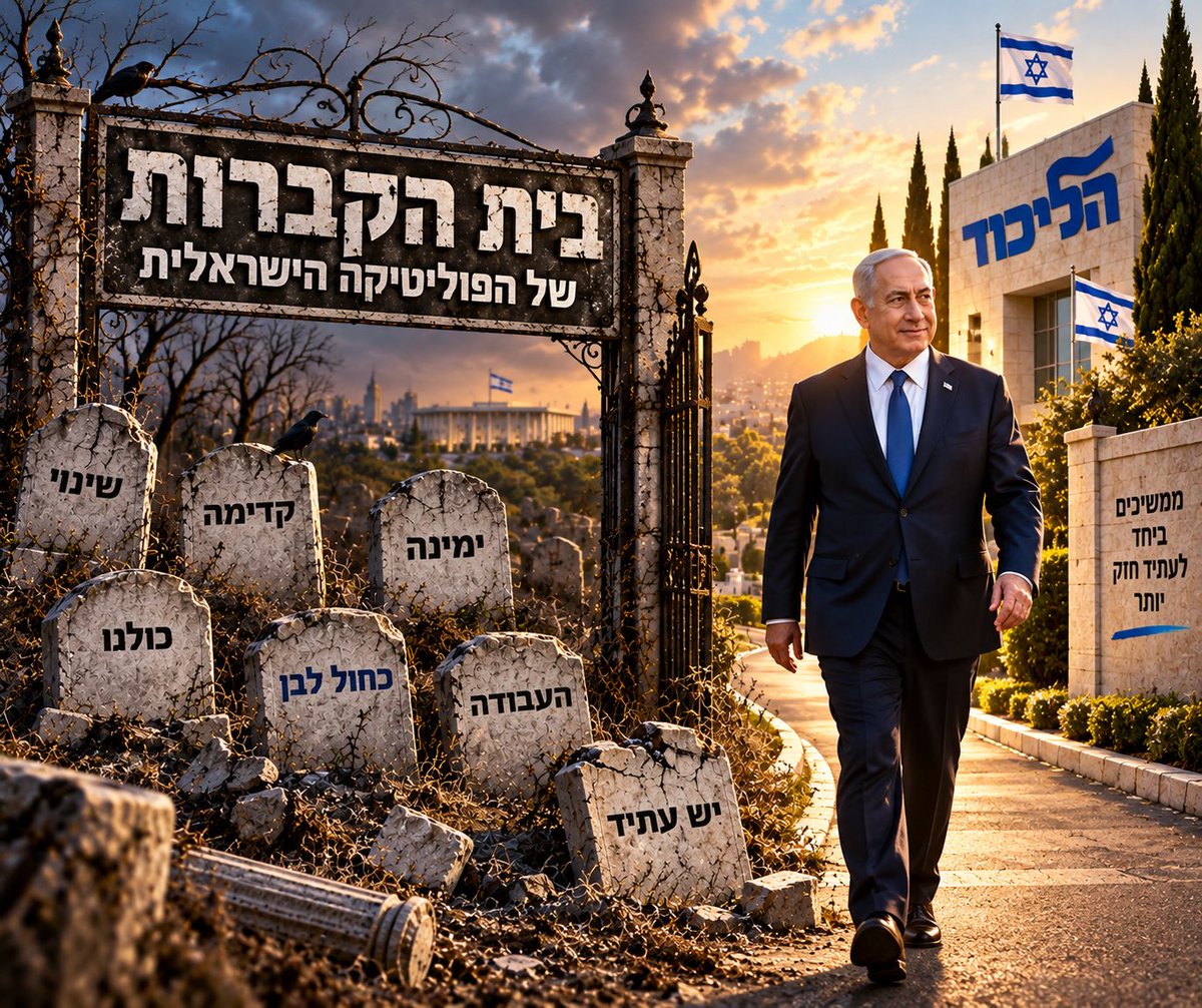 michelletelaviv's tweet photo. בואו איתי לסיור בבית הקברות הפוליטי של מדינת ישראל:

שינוי הגיעה ל־15 מנדטים. נעלמה.

קדימה הגיעה ל־29 מנדטים, הקימה ממשלה והעמידה ראש ממשלה. נעלמה.

כולנו של כחלון הגיעה ל־10 מנדטים. נעלמה.

ימינה הגיעה עד לראשות הממשלה. נעלמה.

כחול לבן המקורית הגיעה ל־35 מנדטים. התפרקה.

מרצ נעלמה כמפלגה עצמאית.

מפלגת העבודה, ששלטה במדינה במשך עשרות שנים, נעלמה גם היא כמפלגה עצמאית.

ועכשיו יש עתיד, עוד מפלגת שלטון שמתפרקת .

ומול כל אלה עומדת מפלגה אחת שכבר יותר מחמישים שנה נמצאת במרכז הפוליטיקה הישראלית.

הליכוד.

היא ניצחה בחירות והפסידה בחירות.
היא ישבה בשלטון וישבה באופוזיציה.
עזבו אותה, פילגו אותה, הספידו אותה.

והיא נשארה.

וזה ההבדל בין מפלגה שהיא אירוע פוליטי לבין מפלגה שהיא בית!

אז לכל אלה שמאיימים עכשיו לעזוב את הליכוד.

בגלל טלי גוטליב.
בגלל הרפורמה.
בגלל החלטה כזאת או אחרת.
בגלל שנתניהו אכזב אתכם בנושא מסוים, 
אז לפני שאתם מאיימים לשרוף את הבית כי אתם כועסים על מה שקורה באחד החדרים, תסתכלו סביב.

הפוליטיקה הישראלית מלאה במפלגות שקמו בסערה ונעלמו בסערה.
אלה שבאו להחליף התחלפו בעצמם.

והליכוד נשאר!

בית לא עוזבים בכל פעם שכועסים.
מתווכחים עליו.
נלחמים עליו.
משנים אותו מבפנים.

ושומרים עליו!