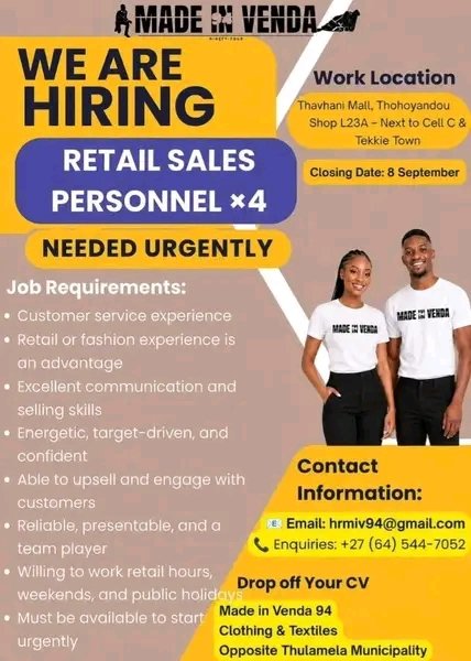 NthabelengDlam3's tweet photo. Job plugs https://t.co/AZjuUvMvuS