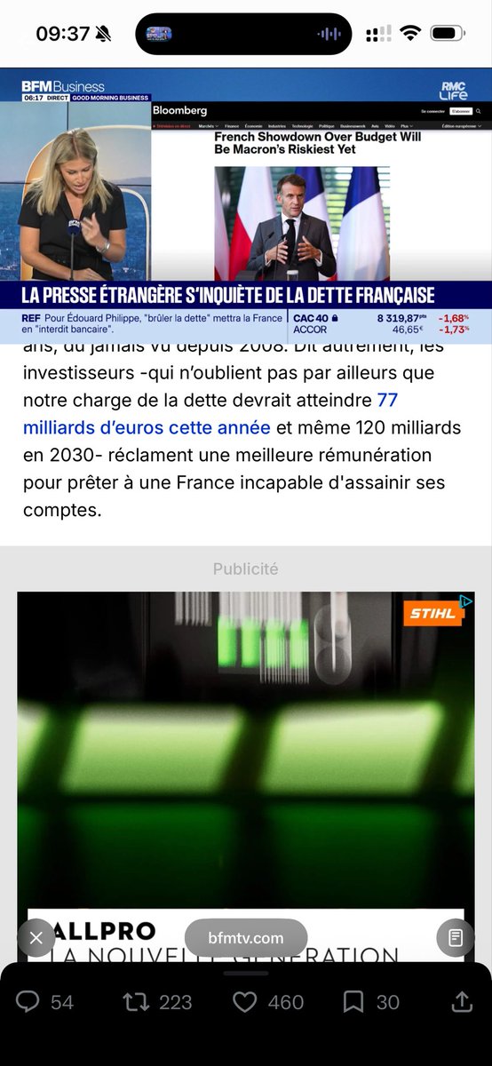 bluetouff's tweet photo. Ouin  Ouin à cause de l’IA de Google les gens ne cliquent plus sur nos sites web pour lire les contenus … la gueule des contenus entre 27 pubs et un cookie wall qui partage tes data avec 800 « partenaires » https://t.co/rfWMaFZug1