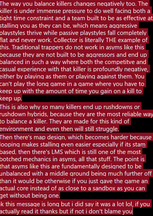 Spookitime's tweet photo. @waffe_l ok so this is going to be a lot and even then i don't feel like i'm going over everything i could be but this is my full explanation on why timer based asyms aren't well made
if you can't be assed reading i do not blame you LOL this is a lot
but at least its out there i guess https://t.co/DnnKKmewod