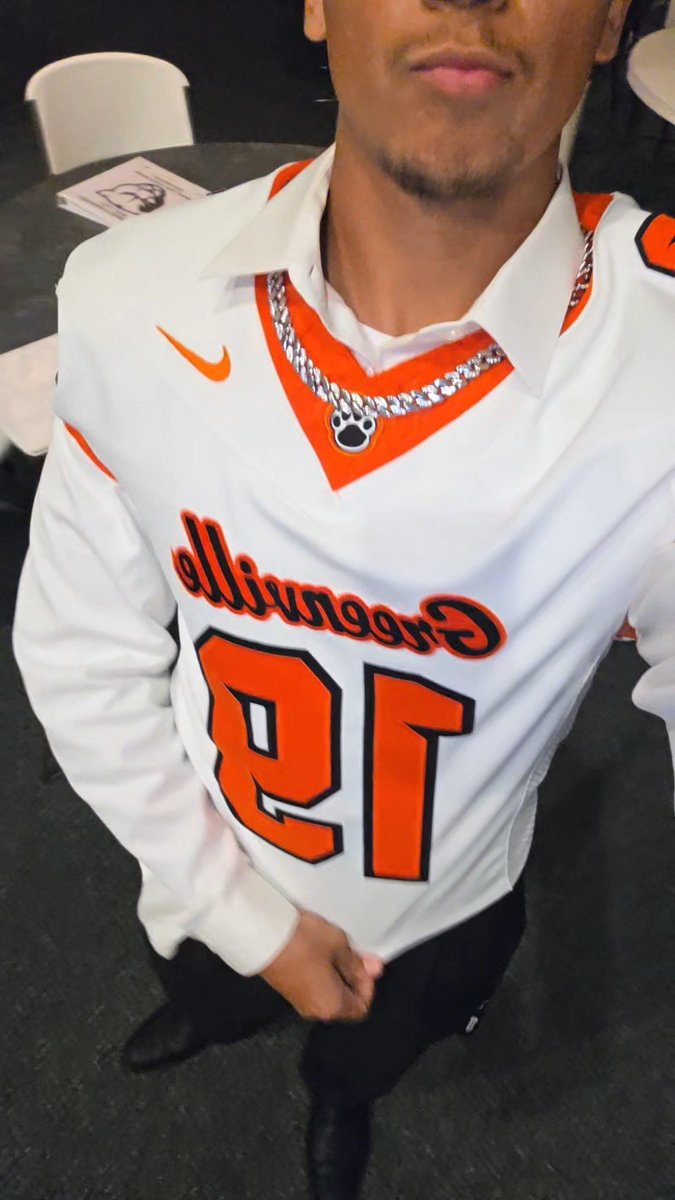 EddyProctor2026's tweet photo. Greenville University Panthers Football 
#19 #babyimback #official https://t.co/Lb2wDHqtYJ