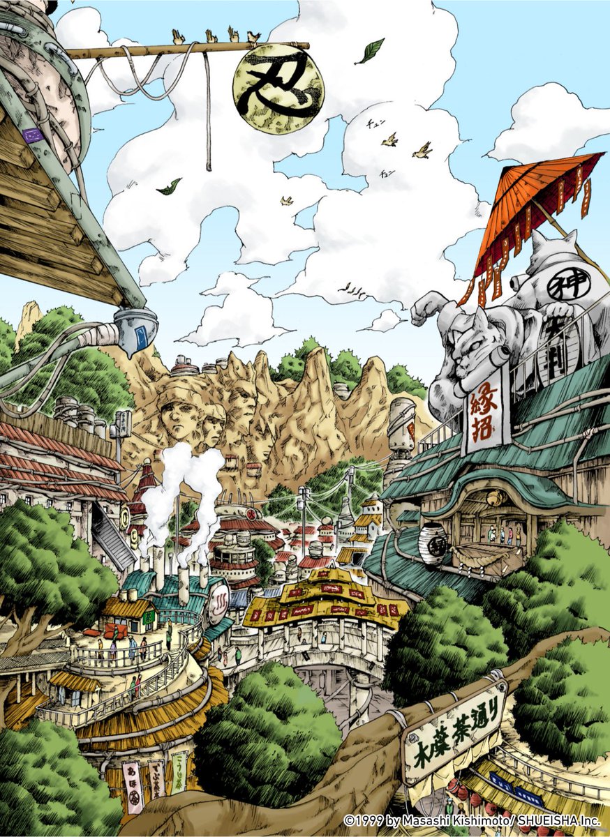NARUTO_info_en's tweet photo. If you found yourself in the world of Naruto, where would you like to visit?

#NARUTO https://t.co/kgwXAw9Kxs
