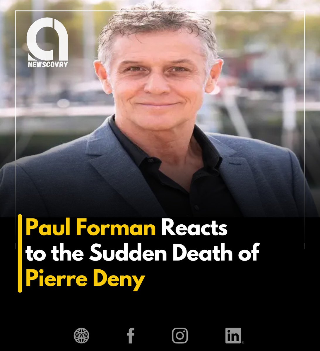 RmeysaKt's tweet photo. Paul Forman reacts to the sudden death of Pierre Deny. https://t.co/jnVlbKhjOm