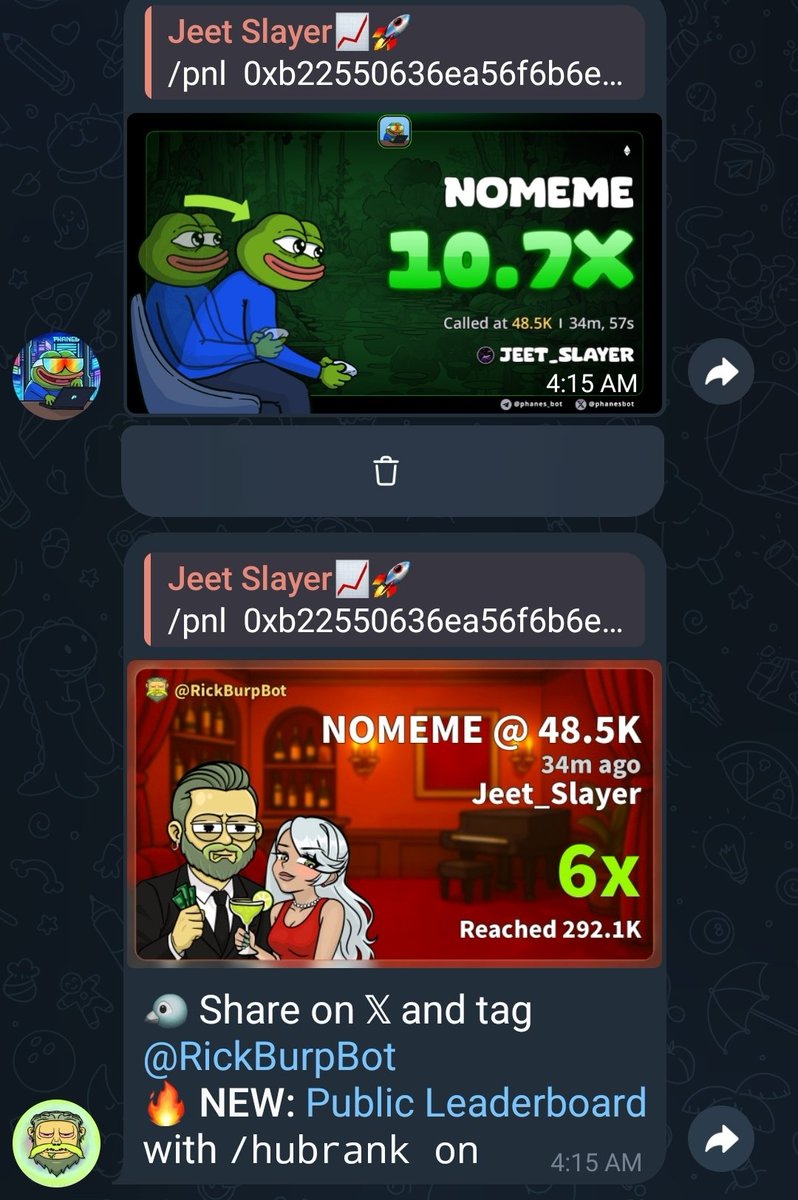 Jeetslayer00's tweet photo. 10.7X PROFIT SECURED 💯 $NOMEME

PRIVATE TG CHADS STAY PRINTING 💥 

0xb22550636ea56f6b6e3c5d13d7fe714638b22087 https://t.co/N5R7s7TCZH