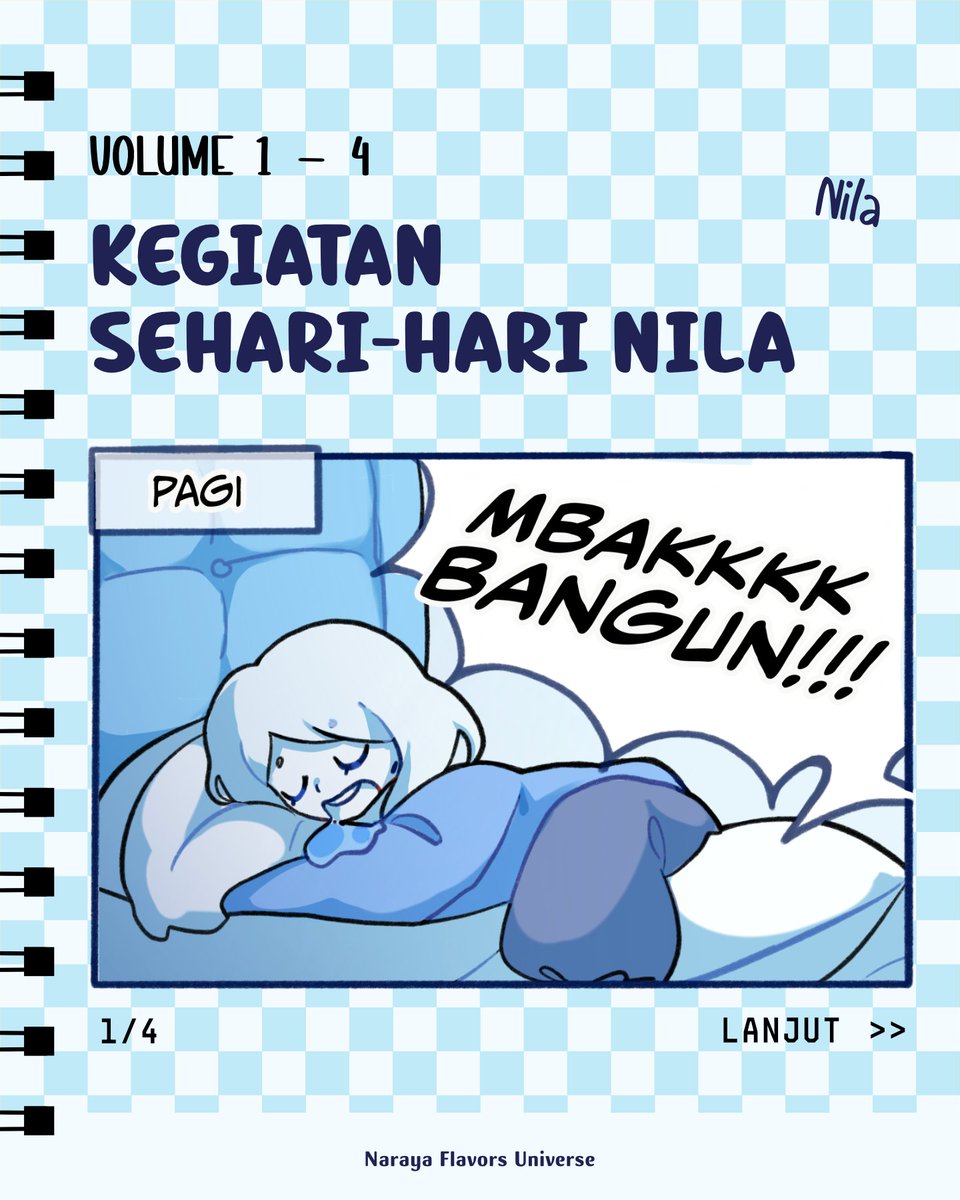 NarayaFlavors's tweet photo. Volume 1 - 4
↪️︎ Kegiatan Sehari-Hari Nila

✍️Ditulis oleh: Reizqa N (@reizqa_nad)
🎨Diilustrasikan oleh: Zafira Aninditya (@Vintaeggs) https://t.co/M55UWYAPEx