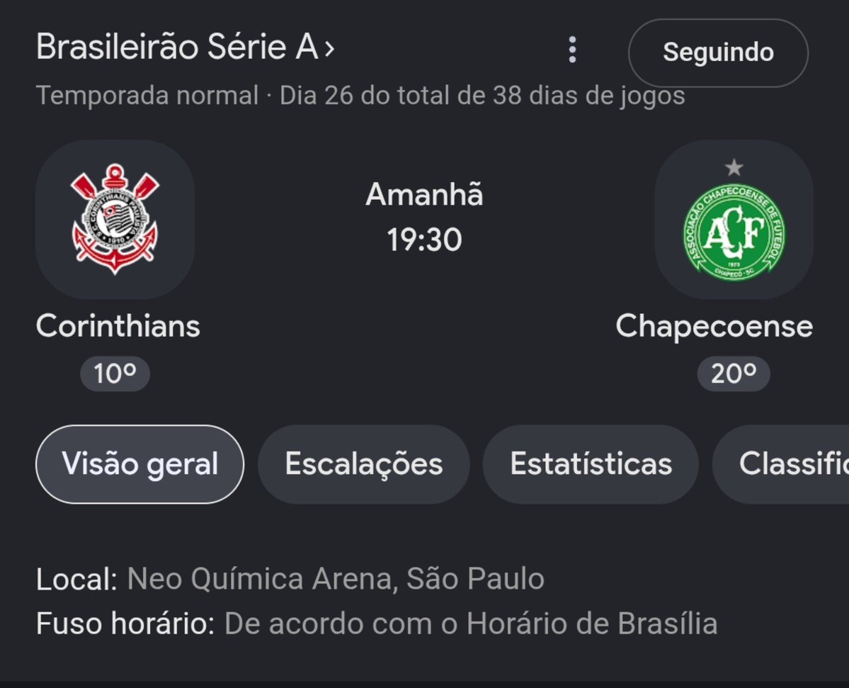elyelsccp's tweet photo. Amanhã tem Corinthians no Brasileirão. https://t.co/5zSaj12mNr