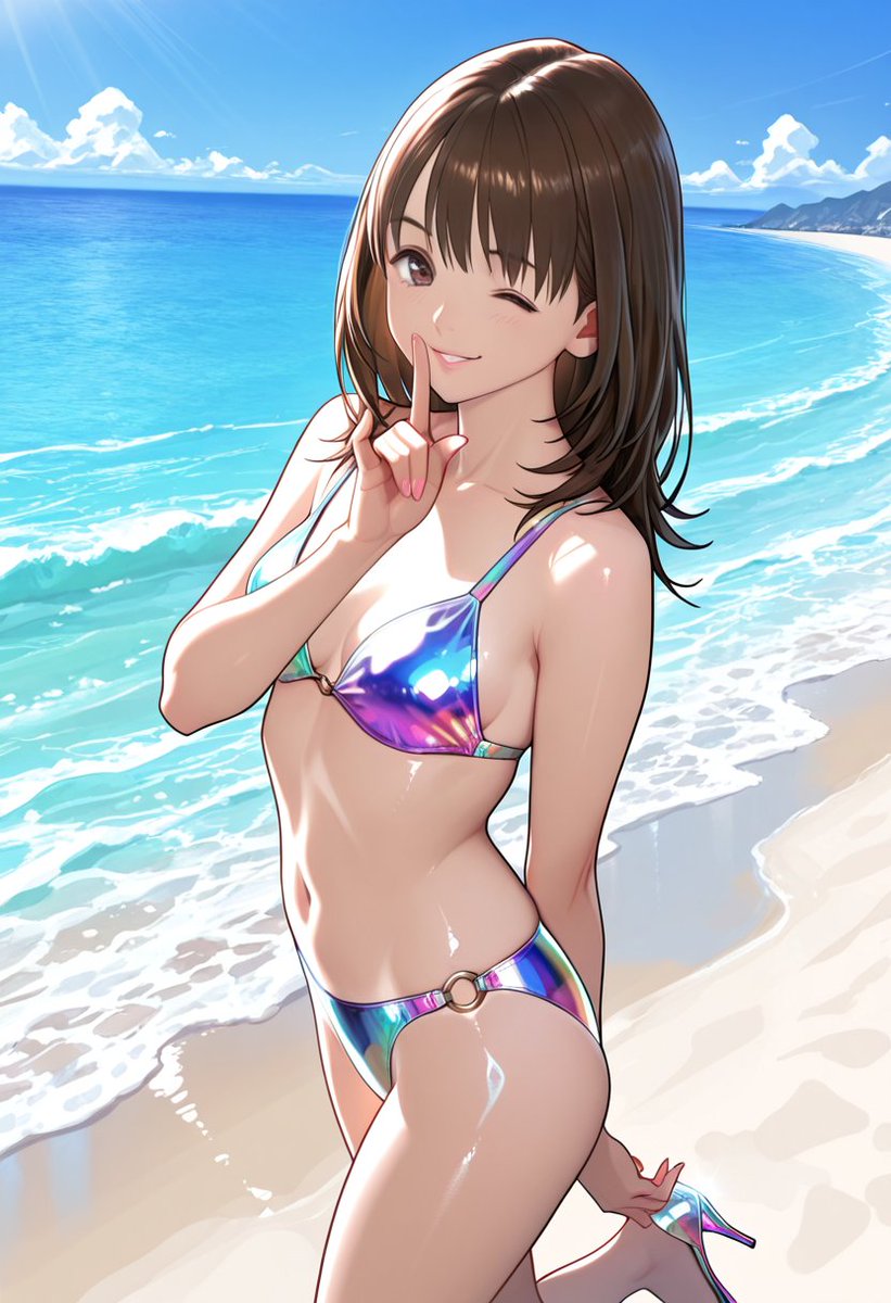 Variablebe63325's tweet photo. ゲーミング水着の伊織ちゃん https://t.co/QY9TnBYmmS
