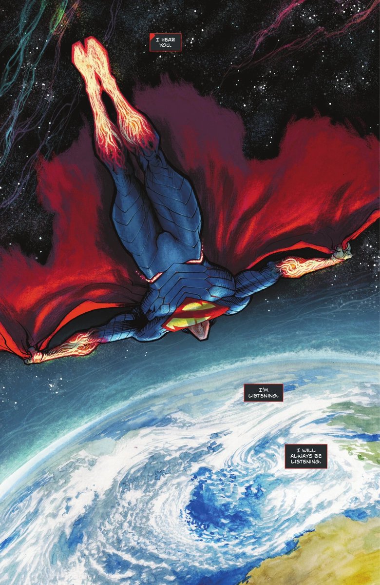 coloredbandages's tweet photo. Man, I love Superman.
These last two issues of Absolute Superman by Jason Aaron with guest artist Juan Ferreyra is just SO🔥 love seeing Aaron highlighting how much patience and love Superman has, I wanna see more of That with more villans and more Ferreyra ngl. That's all. https://t.co/ewY05SfWaZ
