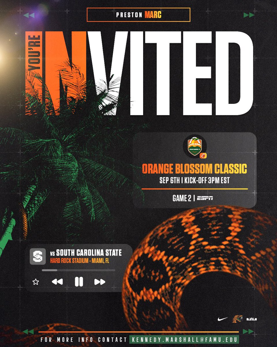 Preston12PM's tweet photo. I will be attending FAMU on september 6th @naplesfootball @FAMU_FB @HerreraRecruits @ccash29 @CoachQGray https://t.co/Gux6WT0Url