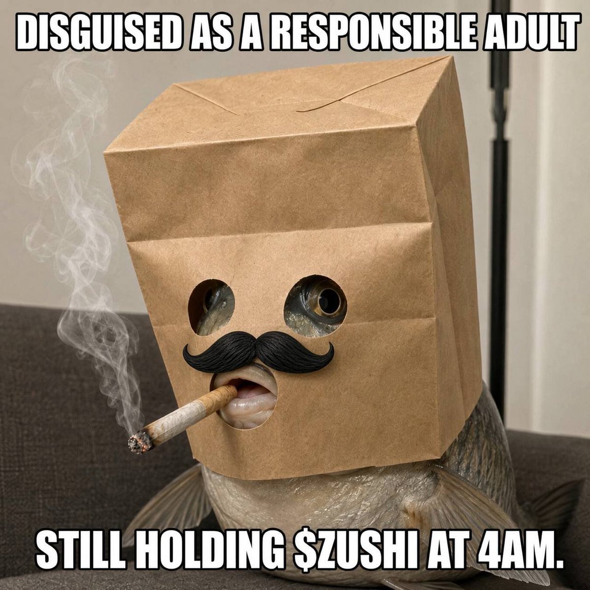 BitgetHack's tweet photo. @Guiller56980624 @L2B2N87 @solana @LaunchOnSF Chilling at the gym smoking. The #AnonymousSmokingFish who else. Not a $ZDOG or $ZCAT but if you hold $ZUSHI you will receive $ZEC rewards 

Ftco1ebhZd5Z53sHcnMkueCpwGd4zXWZbGv5vDfqHPy8 https://t.co/o938RXGMXN