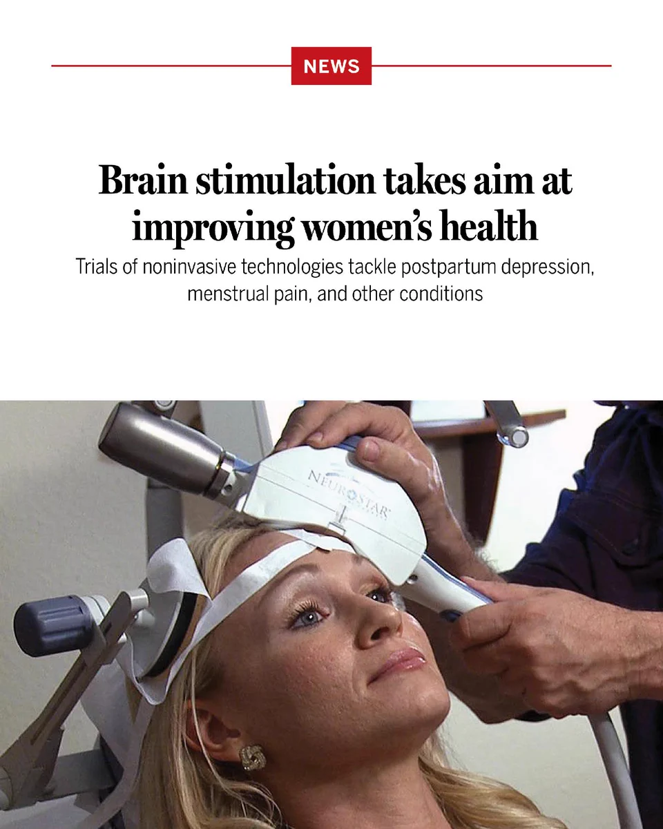 Brain stimulation takes aim at improving women’s health
Trials of noninvasive technologies tackle postpartum depression, menstrual pain, and other conditions