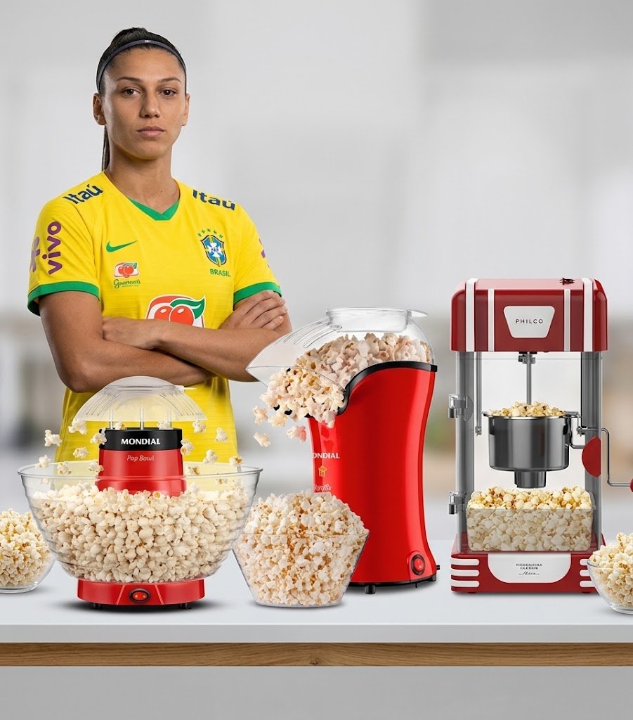 Gabrielfut1977's tweet photo. gente eu to em duvida, qual a melhor pipoqueira da foto ? https://t.co/IAzh78uEBP