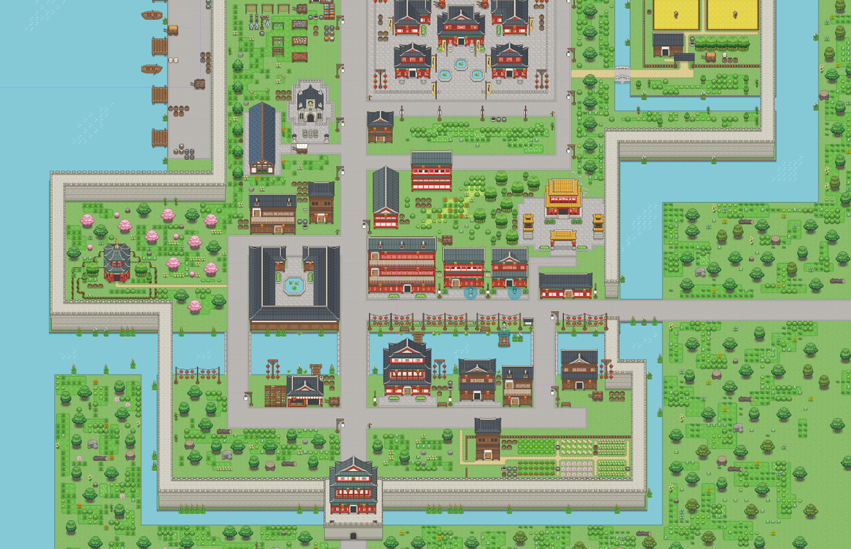 sigma48020296's tweet photo. Map of Nanjing.
The most striking feature of this city is its magnificent city walls.
Every brick in the walls is marked with the name of its maker.
Figure 2 is a photo I took during my summer trip to Nanjing.
#gamedev #indiedev #solodeveloper #pixelart https://t.co/AHoBCXi9w3