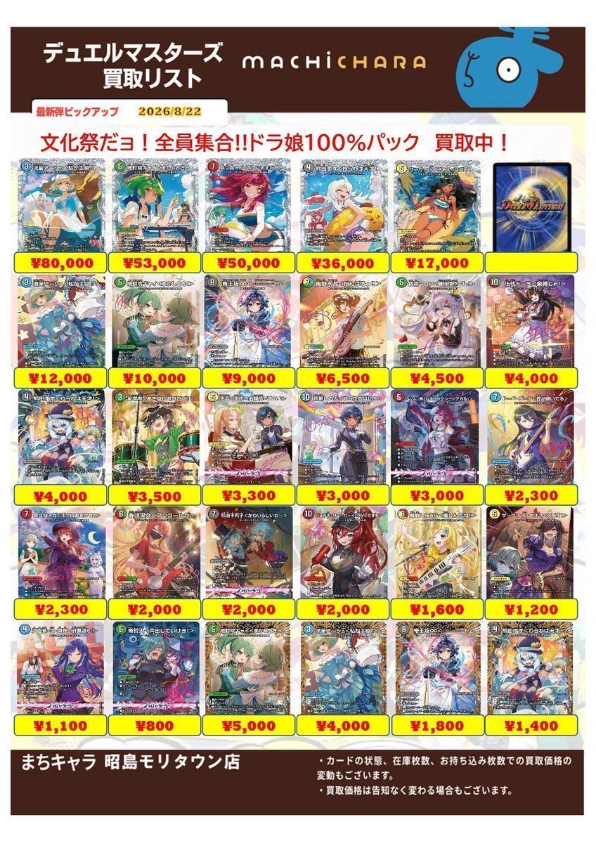 まちキャラ昭島モリタウン店 on X: 