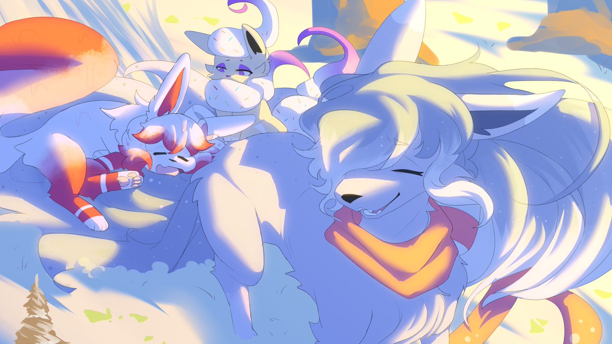 LeaIsReallyDumb's tweet photo. ninetales day! 🌨️ https://t.co/SlHq7iMZe7