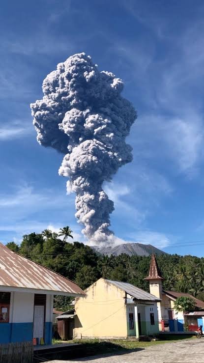indepenSumatera's tweet photo. Fenomena menarik terjadi pada akhir Agustus sampai septermer 2026 ini wak, di mana setidaknya 6 gunung api di Indonesia (termasuk Sinabung, Anak Krakatau, Semeru, Ibu, Dukono, dan Lewotobi) mencatatkan erupsi beruntun dalam periode waktu yang berdekatan. Ada apa?🥺

🚨 INDONESIA DALAM ZONA MERAH VULKANIK: DAFTAR GUNUNG BERAPI YANG ERUPSI SEPANJANG 2026! 🚨

Aktivitas geologi di kawasan Ring of Fire Indonesia sepanjang tahun 2026 ini berada di tingkat yang sangat mengkhawatirkan! Dari Sumatra hingga NTT dan Halmahera, serangkaian letusan gunung berapi terus mengguncang berbagai daerah.

Bahkan pada akhir Agustus hingga September 2026, setidaknya 6 gunung api di Indonesia meletus dalam periode waktu yang berdekatan!

Daftar gunung api utama yang tercatat aktif erupsi sepanjang 2026:

🌋 GUNUNG SEMERU (Jawa Timur)
Rekor tertinggi! Mencatatkan lebih dari 1.700 kali letusan sepanjang 2026 dengan guguran awan panas yang konsisten.

🌋 GUNUNG IBU & DUKONO (Halmahera, Maluku Utara)
Dua raksasa Halmahera yang hampir tidak pernah berhenti menyemburkan kolom abu vulkanik saban hari.

🌋 GUNUNG LEWOTOBI LAKI-LAKI & LEWOTOLOK (NTT)
Guncangan lontaran material pijar dan abu tebal terus memaksa ribuan warga di Flores Timur & Lembata dalam status siaga.

🌋 GUNUNG ANAK KRAKATAU (Selat Sunda)
Kembali menunjukkan eskalasi ekstrem lewat erupsi beruntun yang gelombang kejutnya ($infrasound$) terdengar hingga Bandung Raya!

🌋 GUNUNG SINABUNG (Sumut) & MARAPI (Sumbar)
Duo gunung aktif Sumatra yang kembali memuntahkan kolom abu tebal dan mengalami fluktuasi aktivitas magmatis.

🌋 GUNUNG MERAPI (Jateng/DIY)
Tetap aktif secara efusif dengan guguran lava dan awan panas guguran (APG) ke arah alur sungai.

Fenomena erupsi serentak di berbagai wilayah ini menjadi alarm keras bagi penguatan sistem mitigasi bencana di seluruh daerah rawan bencana!
