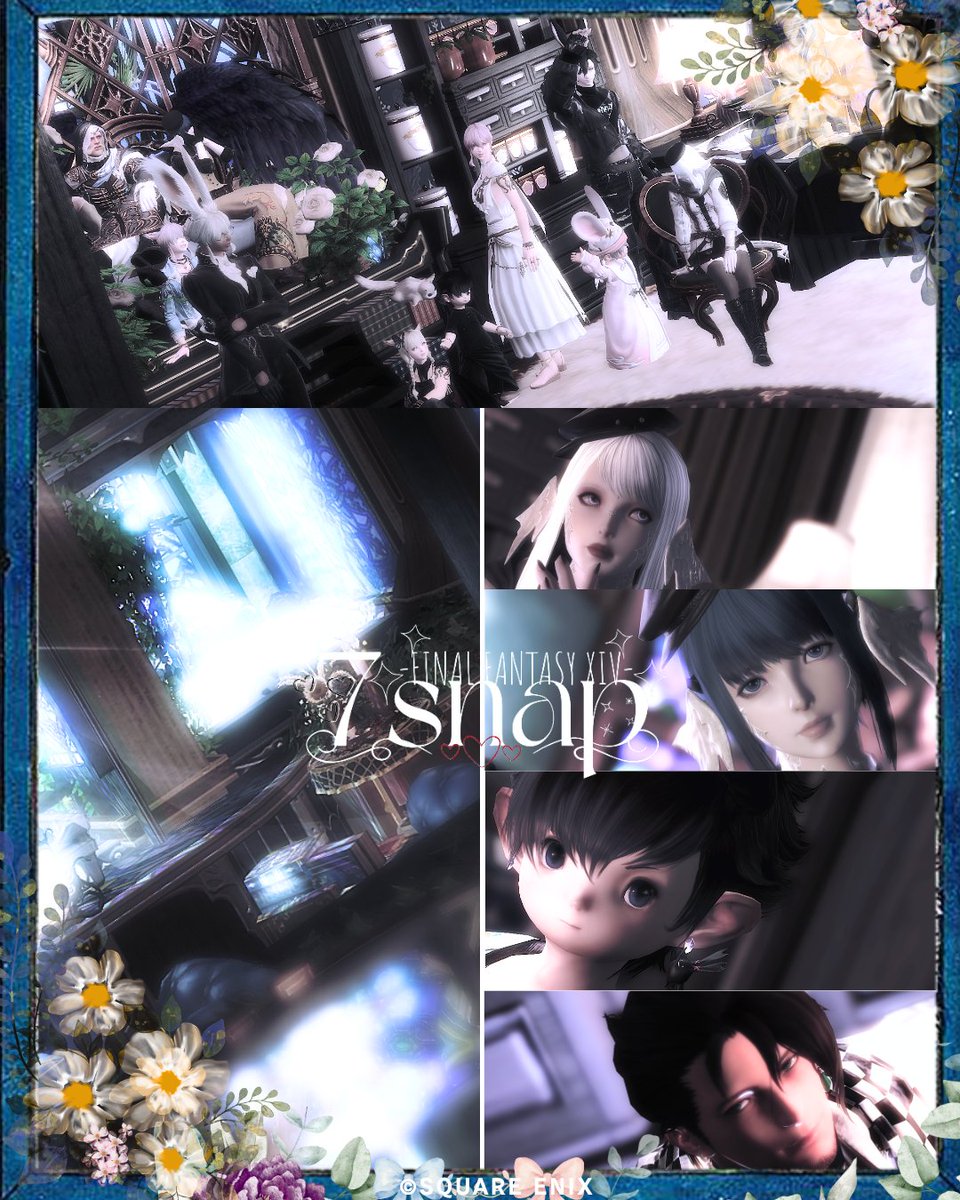 Zno1WVVji962558's tweet photo. こんにちは🙆
フォト鯖の思い出です📸
顔合わせ会第3段へお邪魔させて頂きました☺️
ミラプリ皆被らないの凄かった😆
楽しい思い出をこれからちょこっとずつでも増やして行けたら良いな～と思った8月末でした✨️
では、皆様良い週末をです🙌
#7SNAP #FF14 #FF14SS https://t.co/IH5iMUobph