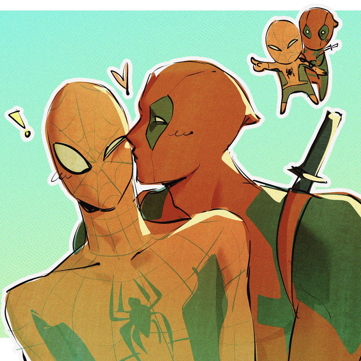 ssalted2's tweet photo. hi im peter parker and im this earths one and only moe king
#spiderman #spideypool https://t.co/JD4yymkQYR
