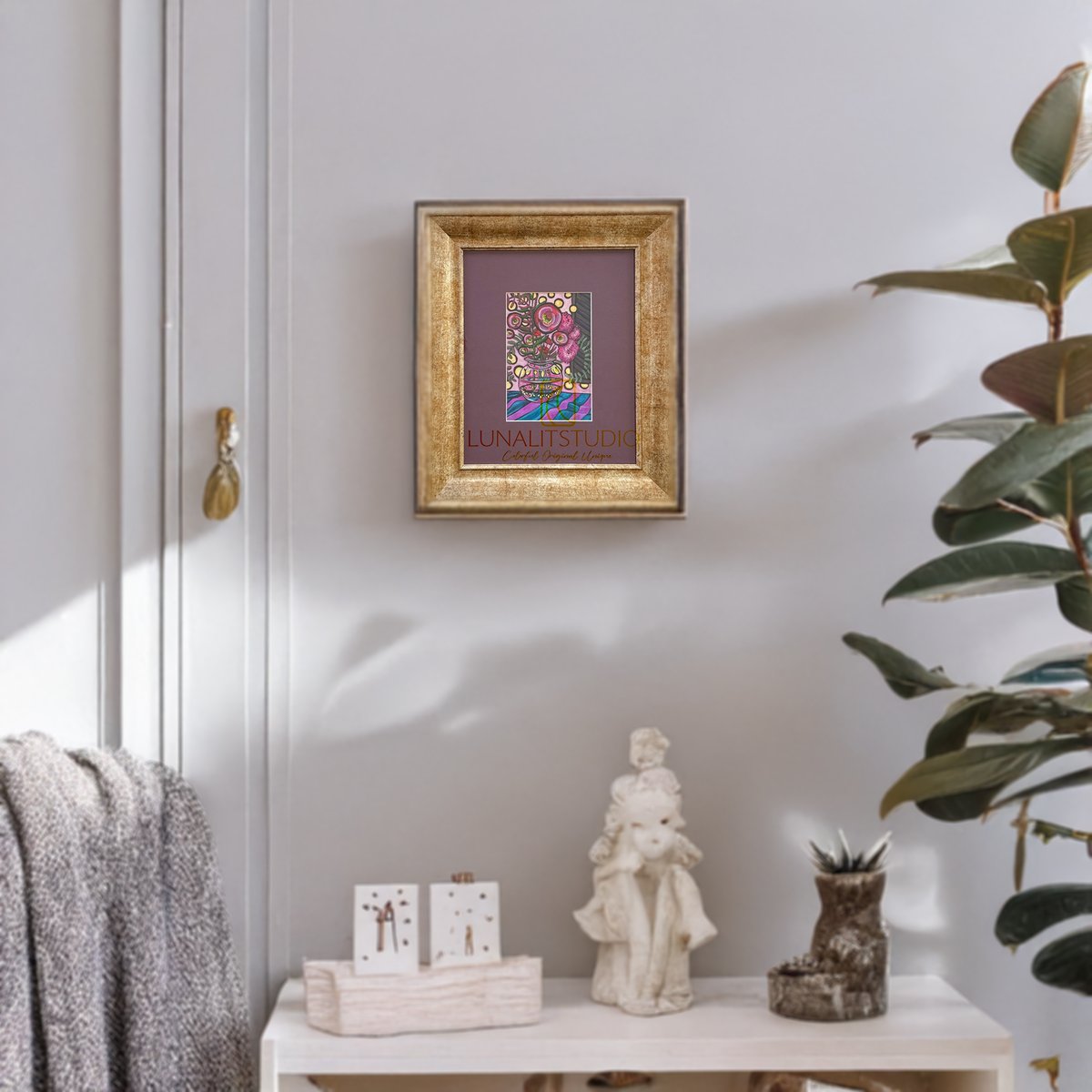 LunaLitStudio's tweet photo. ✨ Elevate your space with @lunalitstudio's  acrylic flower bouquet painting! Perfect for decor or Thanksgiving gifts. Framed: 34.4 cm x 40.4 cm. 🎁 FREE gift wrapping &amp; global shipping 🌍 #ThanksgivingDecor #AcrylicArt https://t.co/i2WJxvZhOc