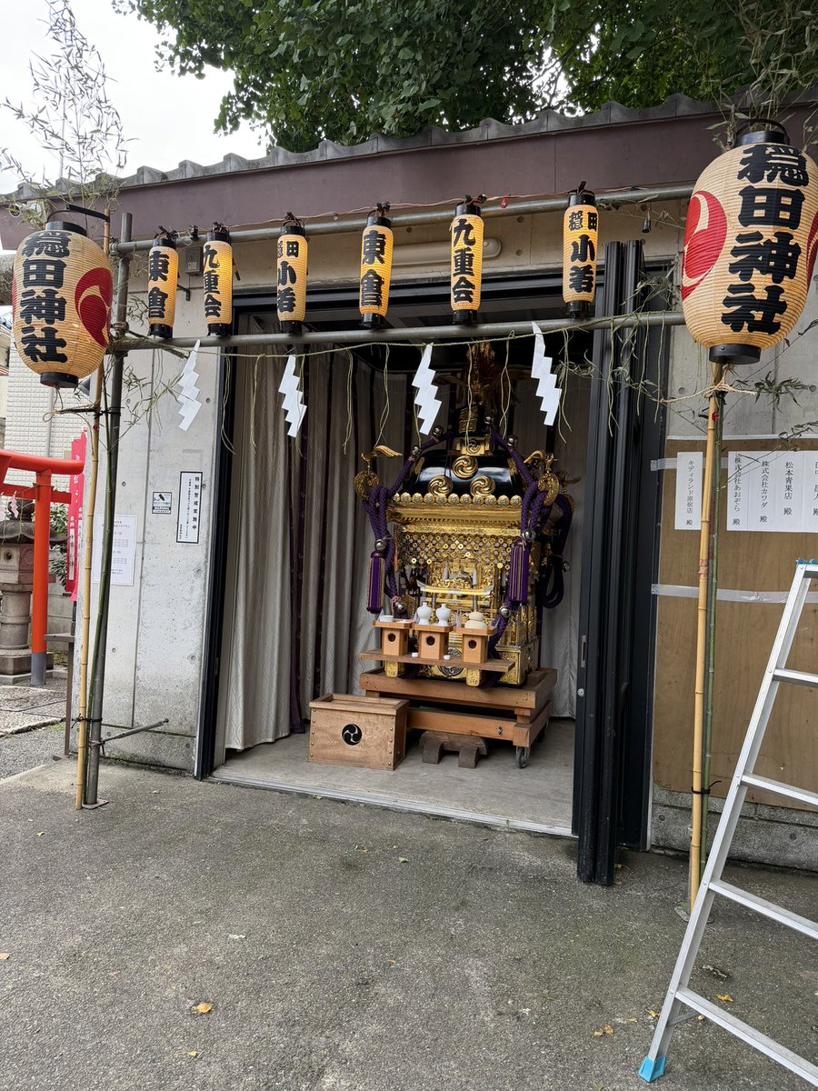 saikusu4's tweet photo. 隠田神社もお祭りだった
 #Liella_結女体育祭_Day1 https://t.co/ycKAyeYxCz