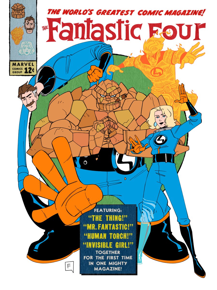 ferranteartes's tweet photo. THE MARVEL AGE
#009 - THE FANTASTIC FOUR https://t.co/MxprjPfeAw