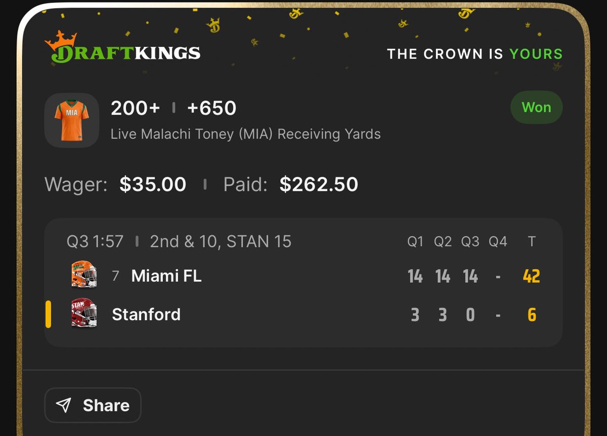 Slip__Shack's tweet photo. Probably should have played this up a bit in hindsight but cash it 👀

Malachi Toney for HEISMAN ||_|| https://t.co/Hd6iopljbu