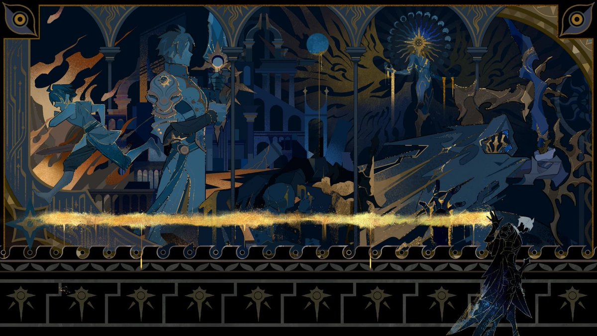 TheaTheFinality's tweet photo. I really love this art style and I hope Hoyo will do more of this in 5.X https://t.co/E3daG39lFw